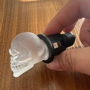 EUC Clear Light-Up Skull for Car Outlet 🌺